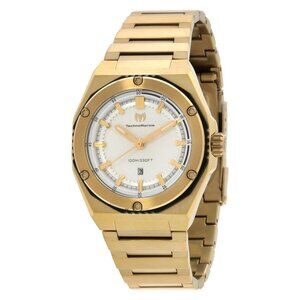 FX04315B NWT Technomarine Fashion Ladies Quartz Plastic and Stainless Steel Auth